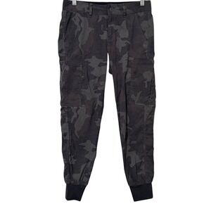 prAna Gray Camo Sky Cannon Jogger Nylon Outdoor Hiking Pants Womens 0